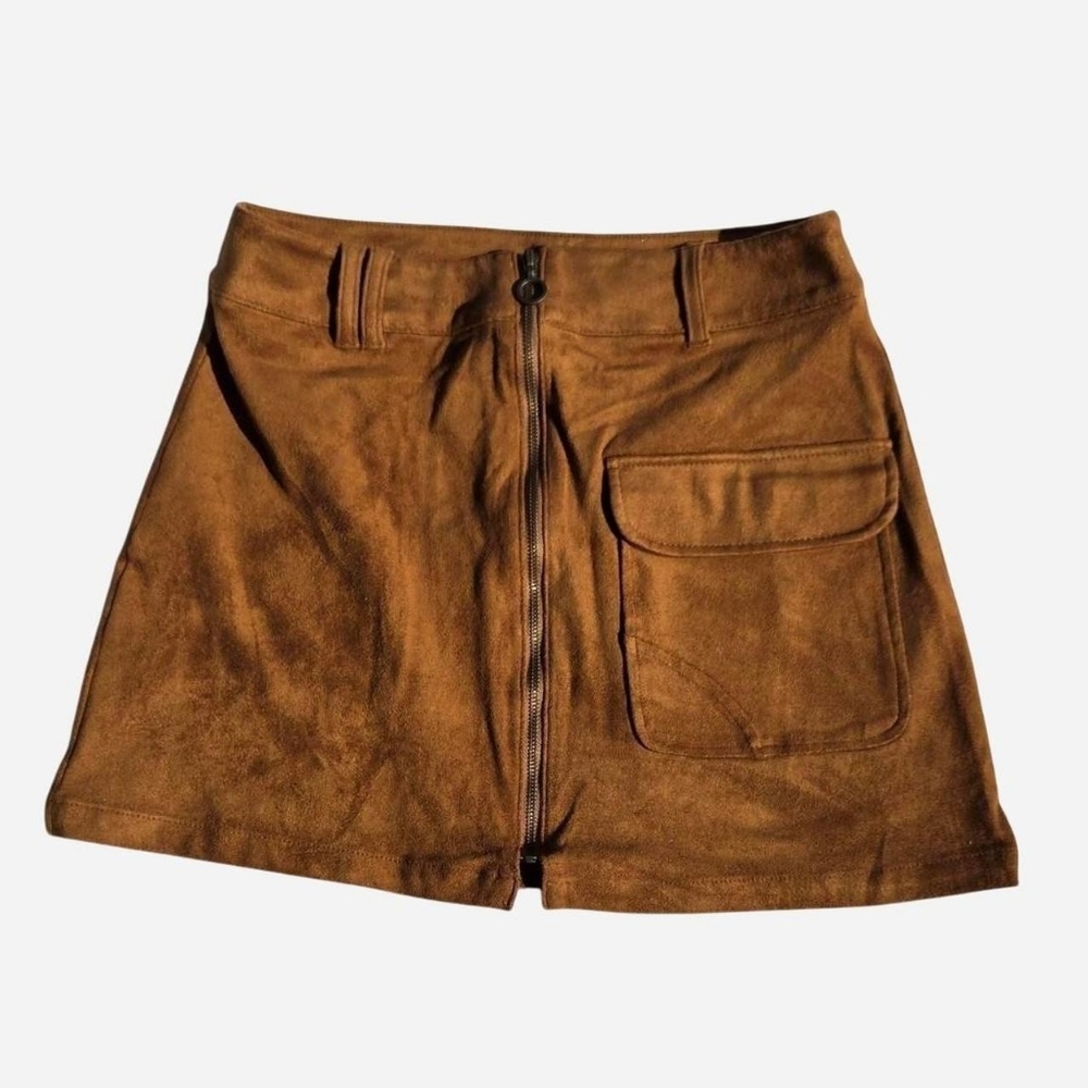 Suede skirt XS